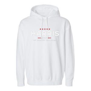 We Choose Freedom Vote Kamala Harris For President 2024 Gift Garment-Dyed Fleece Hoodie