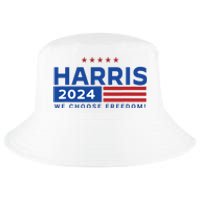 We Choose Freedom Vote Kamala Harris For President 2024 Cool Comfort Performance Bucket Hat