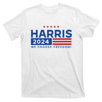 We Choose Freedom Vote Kamala Harris For President 2024 T-Shirt