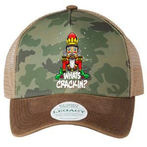 Whats Crackin Funny Christmas Nutcracker Pajama Family Xmas Legacy Tie Dye Trucker Hat