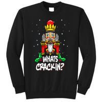 Whats Crackin Funny Christmas Nutcracker Pajama Family Xmas Sweatshirt