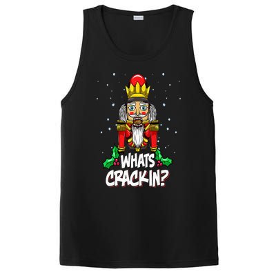 Whats Crackin Funny Christmas Nutcracker Pajama Family Xmas PosiCharge Competitor Tank