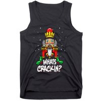 Whats Crackin Funny Christmas Nutcracker Pajama Family Xmas Tank Top