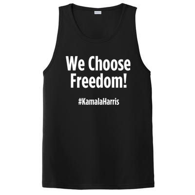 We Choose Freedom Kamala Harris PosiCharge Competitor Tank