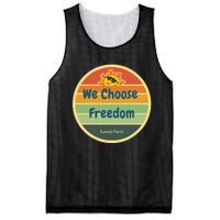 We Choose Freedom. Laughing All The Way To Potus Smiling Sun Mesh Reversible Basketball Jersey Tank