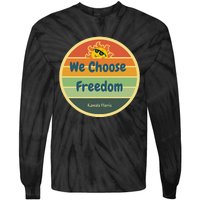 We Choose Freedom. Laughing All The Way To Potus Smiling Sun Tie-Dye Long Sleeve Shirt