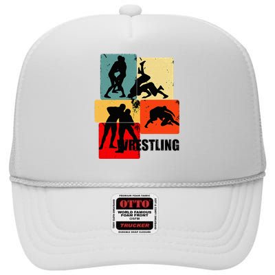 Wrestling Clothing For Wrestler Gear Wrestling High Crown Mesh Back Trucker Hat