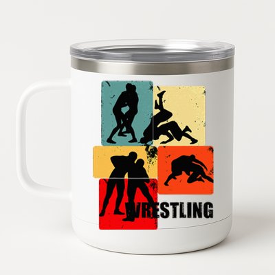 Wrestling Clothing For Wrestler Gear Wrestling 12 oz Stainless Steel Tumbler Cup