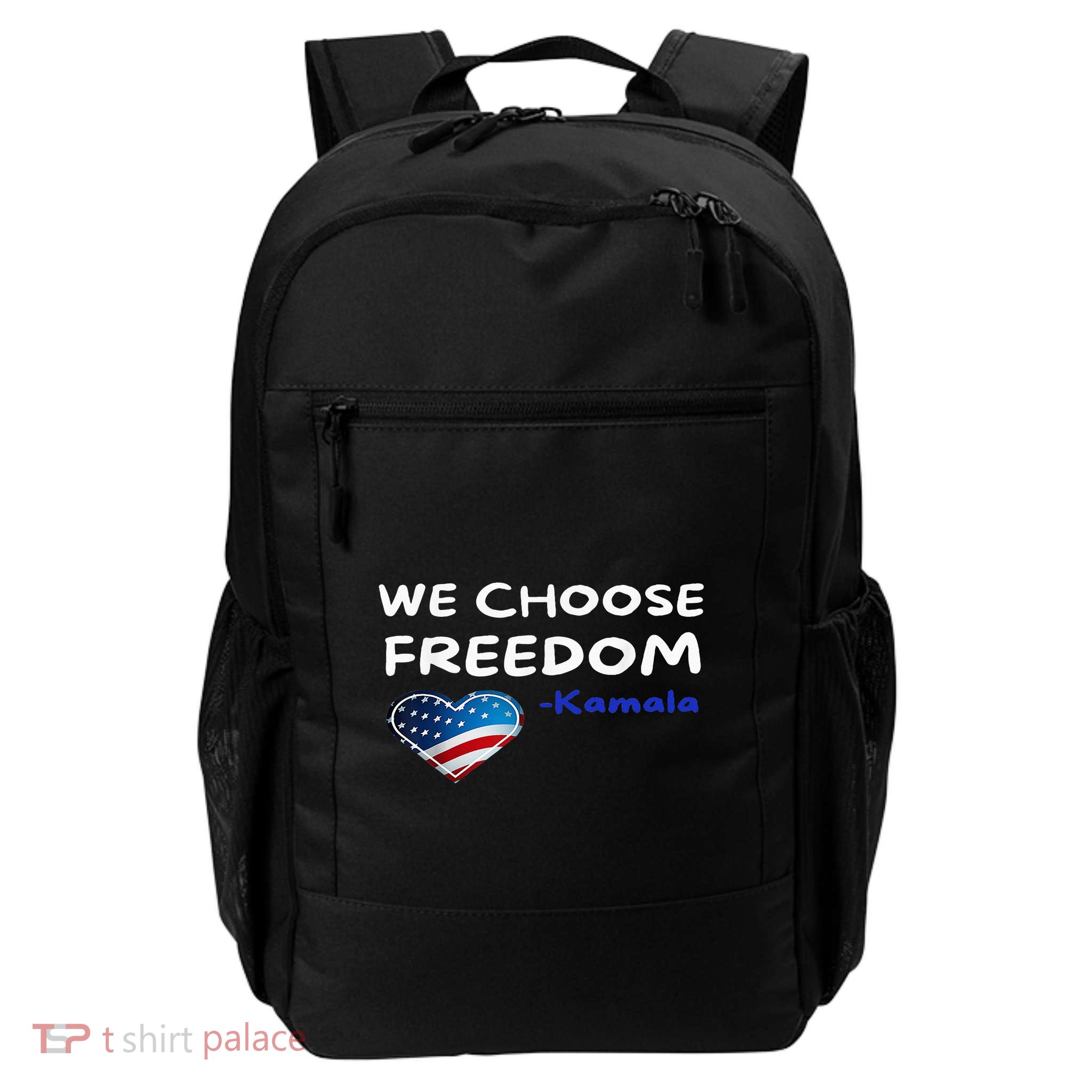 We Choose Freedom Kamala Harris Daily Commute Backpack