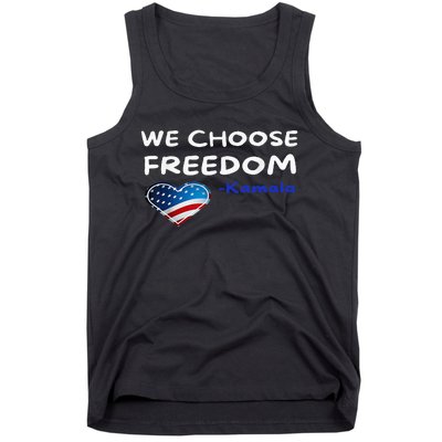 We Choose Freedom Kamala Harris Tank Top