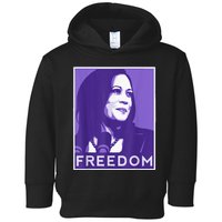 We Choose Freedom Kamala Harris 2024 For President Election Toddler Hoodie