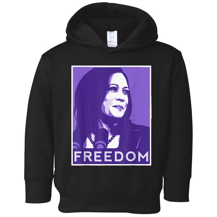 We Choose Freedom Kamala Harris 2024 For President Election Toddler Hoodie