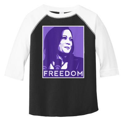 We Choose Freedom Kamala Harris 2024 For President Election Toddler Fine Jersey T-Shirt