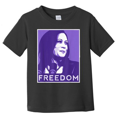 We Choose Freedom Kamala Harris 2024 For President Election Toddler T-Shirt