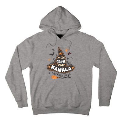 Witch Crew For Harris Halloween Kamala 2024 Tall Hoodie