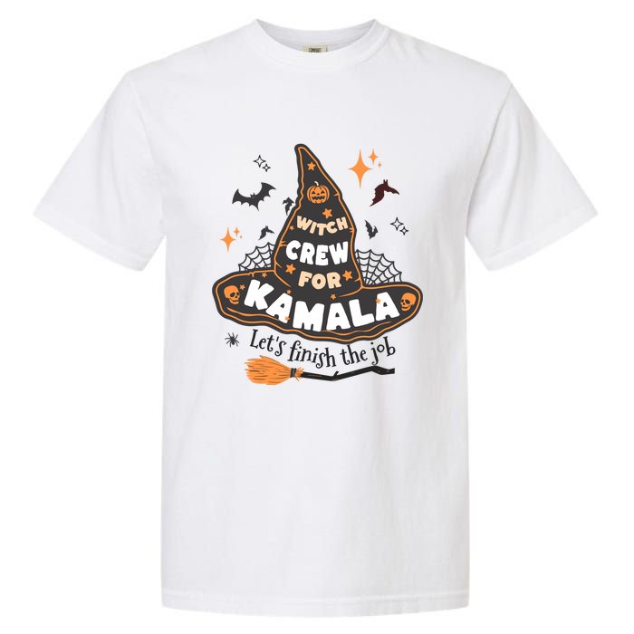 Witch Crew For Harris Halloween Kamala 2024 Garment-Dyed Heavyweight T-Shirt