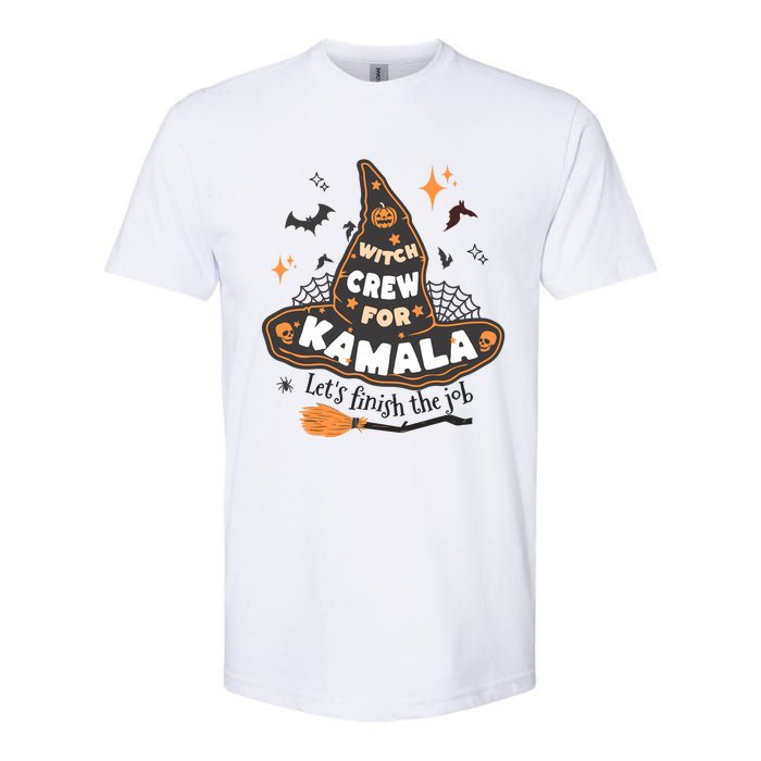 Witch Crew For Harris Halloween Kamala 2024 Softstyle CVC T-Shirt