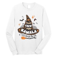 Witch Crew For Harris Halloween Kamala 2024 Long Sleeve Shirt