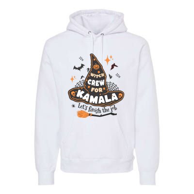 Witch Crew For Harris Halloween Kamala 2024 Premium Hoodie