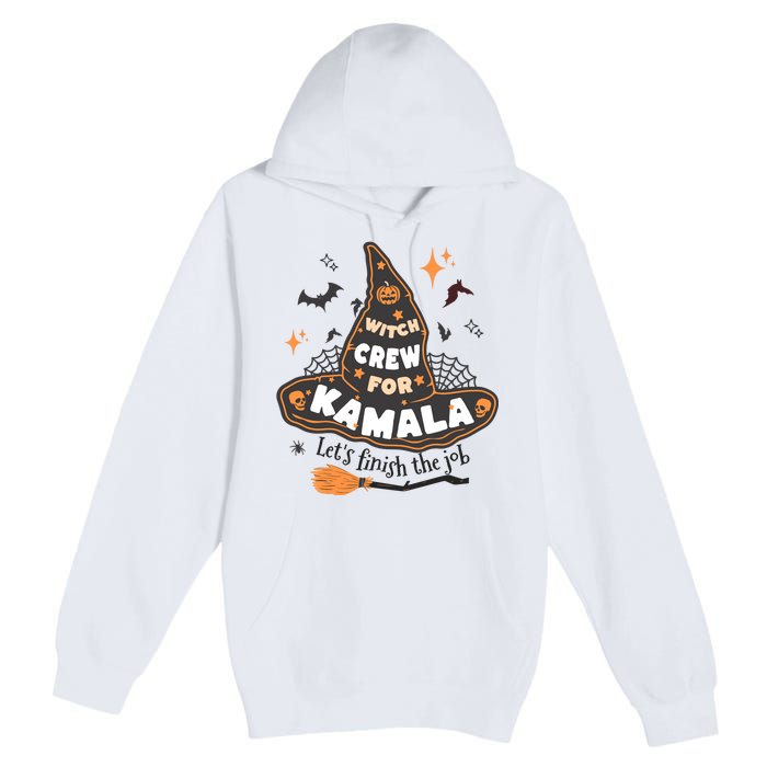 Witch Crew For Harris Halloween Kamala 2024 Premium Pullover Hoodie