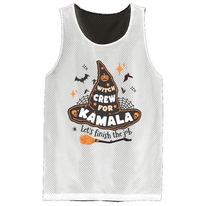 Witch Crew For Harris Halloween Kamala 2024 Mesh Reversible Basketball Jersey Tank