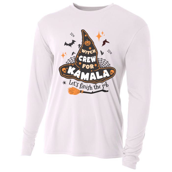 Witch Crew For Harris Halloween Kamala 2024 Cooling Performance Long Sleeve Crew