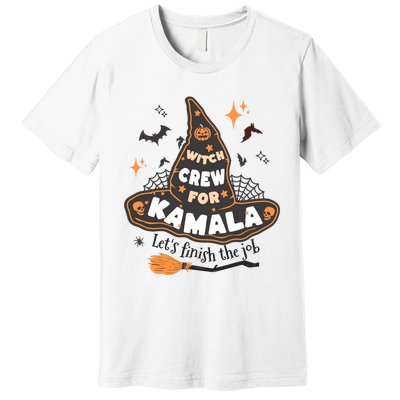 Witch Crew For Harris Halloween Kamala 2024 Premium T-Shirt