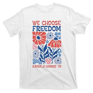 We Choose Freedom Kamala Harris Usa President Election T-Shirt