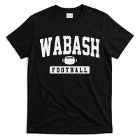 Wabash College Football Arch Vintage Design T-Shirt