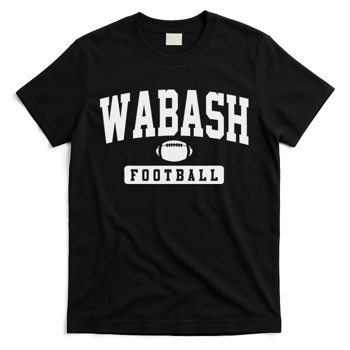 Wabash College Football Arch Vintage Design T-Shirt