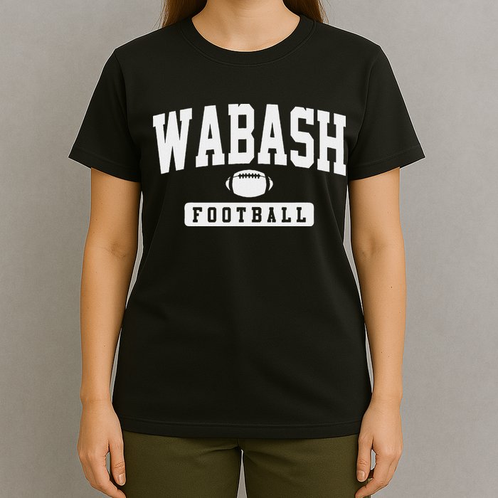 Wabash College Football Arch Vintage Design T-Shirt
