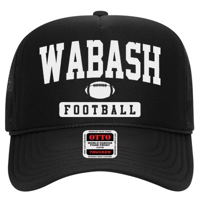 Wabash College Football Arch Vintage Design Hat