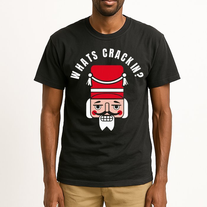 Whats Crackin Funny Christmas Nutcracker Tall T-Shirt