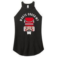 Whats Crackin Funny Christmas Nutcracker Women’s Perfect Tri Rocker Tank