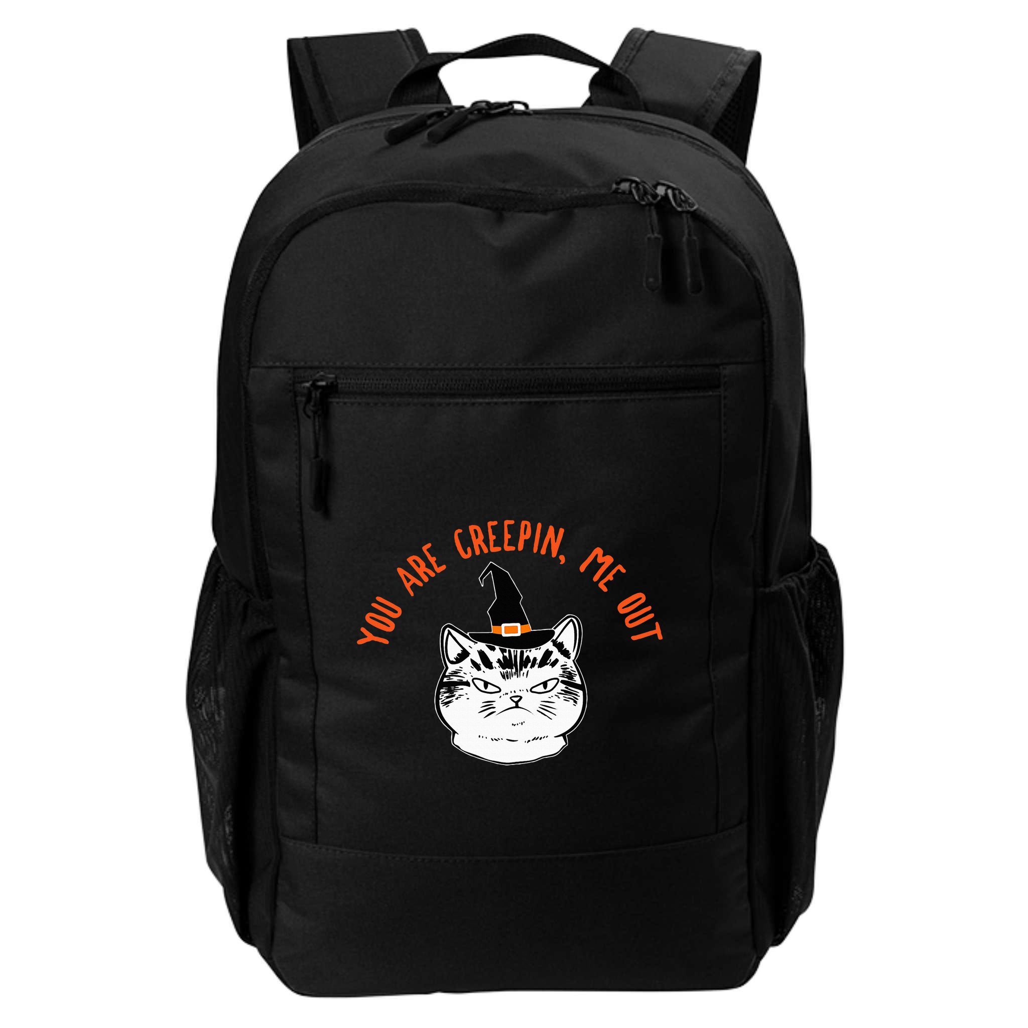 Witch Cat Funny Saying Costume Easy Animal Halloween Gifts Backpack