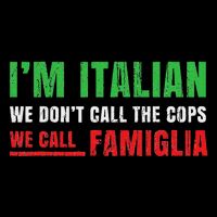 We Call Family Italian Pride Gift Proud Italian Italy Flag Impact Tech Backpack