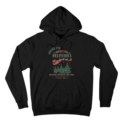 Women Caring For Special Deliveries Nicu Nurse Christmas Hoodie