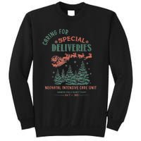 Women Caring For Special Deliveries Nicu Nurse Christmas Sweatshirt