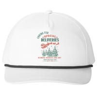 Women Caring For Special Deliveries Nicu Nurse Christmas Snapback Five-Panel Rope Hat