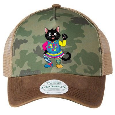 Wacky Clothes funny cat For Mismatch Day Gift Legacy Tie Dye Trucker Hat