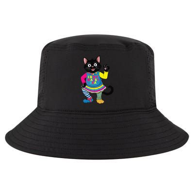 Wacky Clothes funny cat For Mismatch Day Gift Cool Comfort Performance Bucket Hat