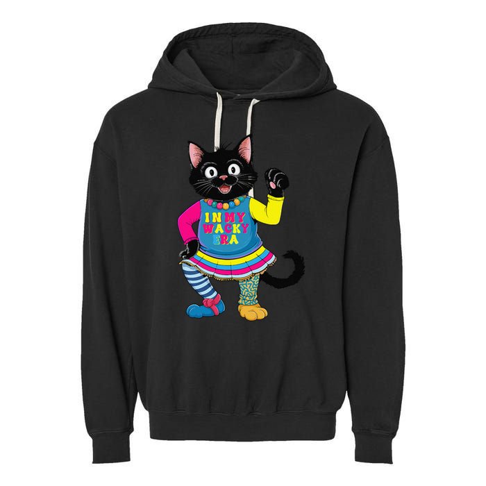 Wacky Clothes funny cat For Mismatch Day Gift Garment-Dyed Fleece Hoodie