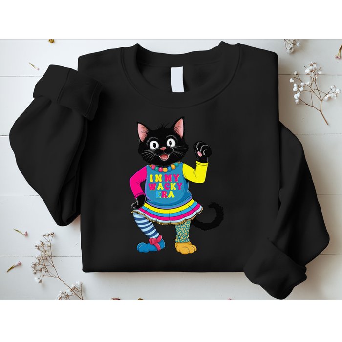 Wacky Clothes funny cat For Mismatch Day Gift Sweatshirt