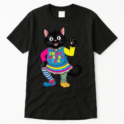 Wacky Clothes funny cat For Mismatch Day Gift Tall T-Shirt