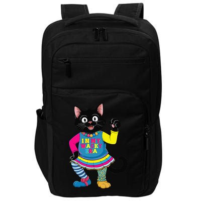 Wacky Clothes funny cat For Mismatch Day Gift Impact Tech Backpack