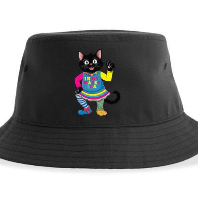 Wacky Clothes funny cat For Mismatch Day Gift Sustainable Bucket Hat