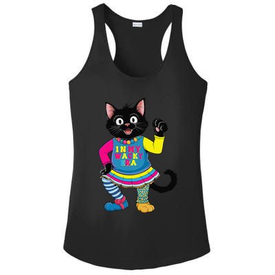 Wacky Clothes funny cat For Mismatch Day Gift Ladies PosiCharge Competitor Racerback Tank