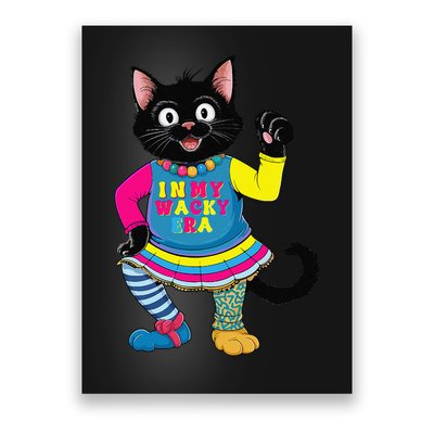 Wacky Clothes funny cat For Mismatch Day Gift Poster