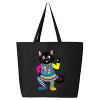 Wacky Clothes funny cat For Mismatch Day Gift 25L Jumbo Tote