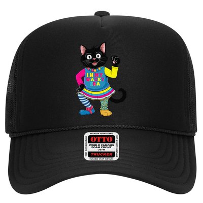 Wacky Clothes funny cat For Mismatch Day Gift Trucker Hat